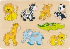Goki Steckpuzzle Zootiere