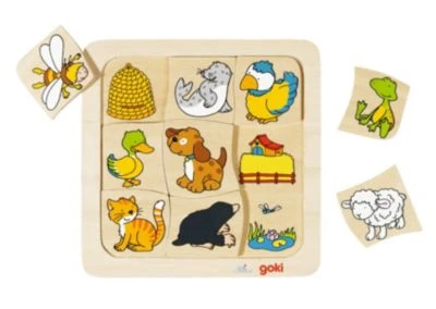 Goki Holzspiel: Wer Lebt Wo? 3 Goki Holzspiel: Wer Lebt Wo?