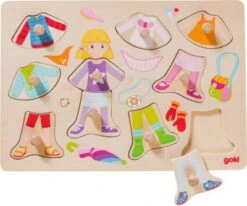 Goki Anziehpuzzle Mädchen