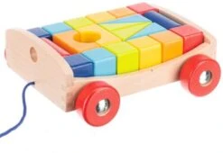 Goki Ziehwagen Mit 20 Bausteinen -Goki Verkaufsgeschäft 20919026 03