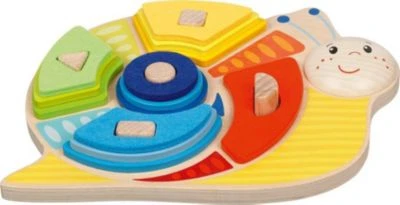 Goki Farb- Und Formensortierspiel Schnecke 4 Goki Farb- Und Formensortierspiel Schnecke – Bild 2
