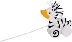 Goki Ziehtier Zebra-Ente