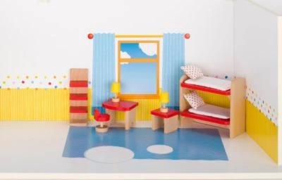 Goki Puppenmöbel Kinderzimmer, Basic. 4 Goki Puppenmöbel Kinderzimmer, Basic. – Bild 2