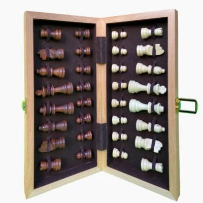 Goki Schachspiel In Holzklappkassette 5 Goki Schachspiel In Holzklappkassette – Bild 3