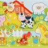 Goki Steckpuzzle Bauernhoftiere, 8 Teile -Goki Verkaufsgeschäft 27020671 01