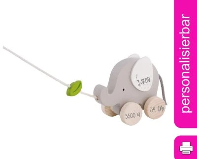 Goki Ziehtier Nachziehtier Elefant 3 Goki Ziehtier Nachziehtier Elefant