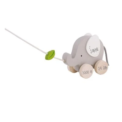 Goki Ziehtier Nachziehtier Elefant 4 Goki Ziehtier Nachziehtier Elefant – Bild 2