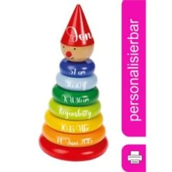 Goki Stapelturm / Stapelmännchen Nimo Mit Name Personalisiert