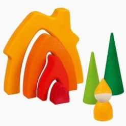 Goki Zwergenhaus Regenbogen