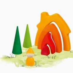 Goki Zwergenhaus Regenbogen 10 Goki Zwergenhaus Regenbogen -Goki Verkaufsgeschäft 29863014 04