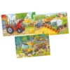 3 Puzzles Fahrzeuge 24 Teile (goki 57380) -Goki Verkaufsgeschäft 3 puzzles fahrzeuge goki 57380