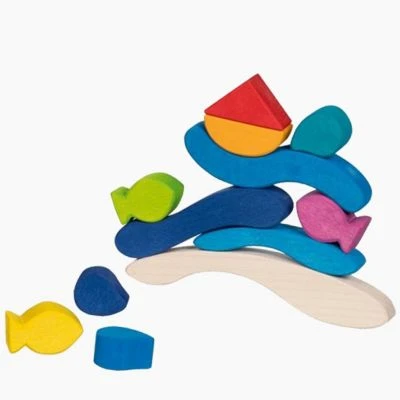 Goki Bausteine Wasserwelt 4 Goki Bausteine Wasserwelt – Bild 2