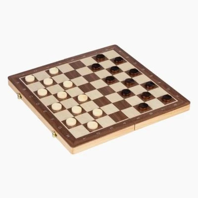 Goki Schach/Dame Spiel 2in1, Magnetisch 4 Goki Schach/Dame Spiel 2in1, Magnetisch – Bild 2