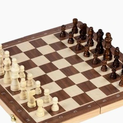 Goki Schach/Dame Spiel 2in1, Magnetisch 7 Goki Schach/Dame Spiel 2in1, Magnetisch – Bild 5