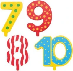 Goki Zubehör Geburtstagszug Zahlen 7-10