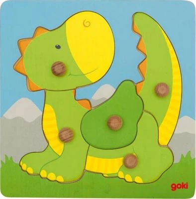 Goki Steckpuzzle Drache 3 Goki Steckpuzzle Drache