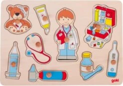 Goki Steckpuzzle Besuch Beim Arzt
