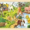 Goki Holzpuzzle 24 Teile Tierkinder -Goki Verkaufsgeschäft 6745949 01