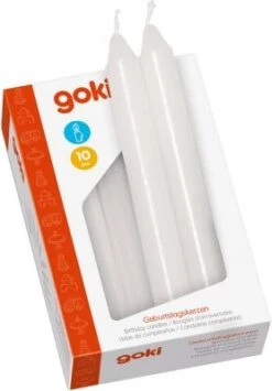 Goki Geburtstagskerzen-Set, 10 Stück