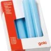 Goki Geburtstagskerzen-Set Hellblau, 10 Stück