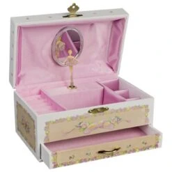 GOKI 15348 Musikspieldose Ballerina IV, Melodie: Schwanensee