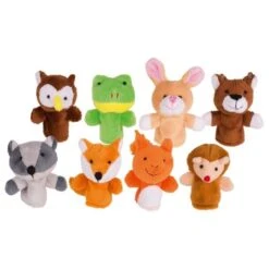 GOKI 50962 Fingerpuppenset Waldtiere