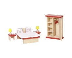 Goki 51715 Puppenmöbel Schlafzimmer, Goki Basic