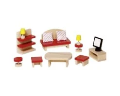 Goki 51716 Puppenmöbel Wohnzimmer, Goki Basic