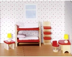 Goki 51719 Puppenmöbel Kinderzimmer, Goki Basic -Goki Verkaufsgeschäft goki 51719 puppenmobel kinderzimmer goki basic 2