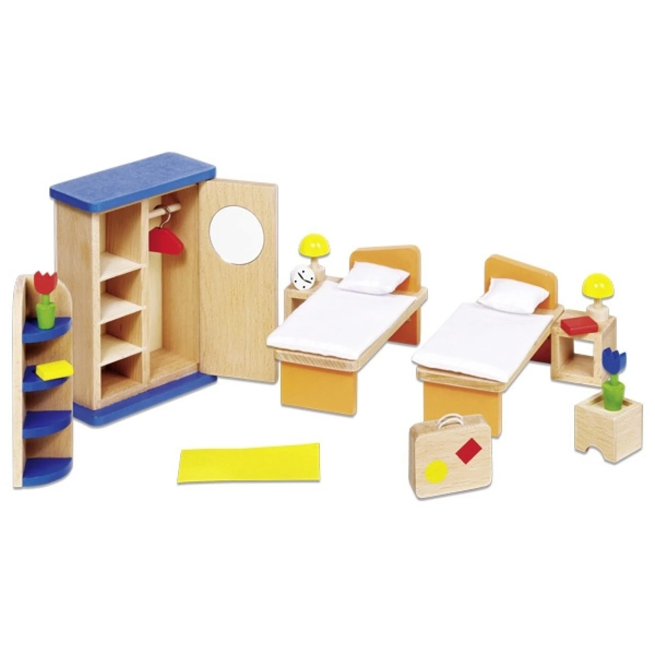 GOKI 51745 Puppenmöbel Schlafzimmer 3 GOKI 51745 Puppenmöbel Schlafzimmer