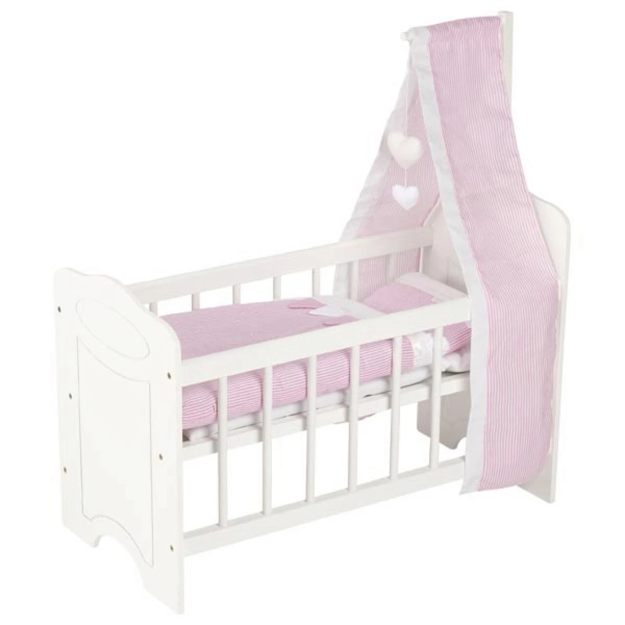 GOKI 51762 Puppenbett Mit Himmel Und Bettzeug 3 GOKI 51762 Puppenbett Mit Himmel Und Bettzeug