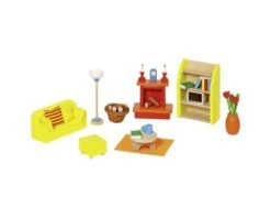 Goki 51904 Puppenmöbel Wohnzimmer Sofa