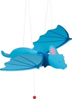 GOKI 52895 Schwingtier Fledermaus Spannweite 51 Cm