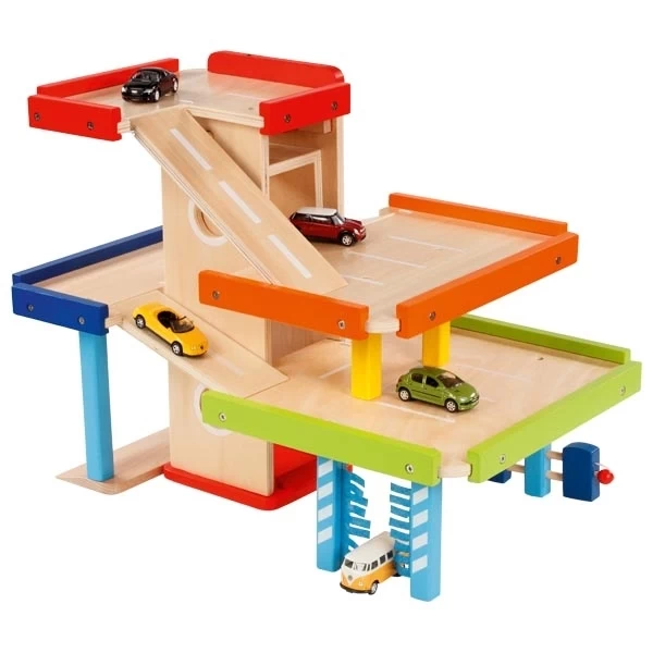 Parkhaus Aus Holz (goki 53821) 3 Parkhaus Aus Holz (goki 53821)