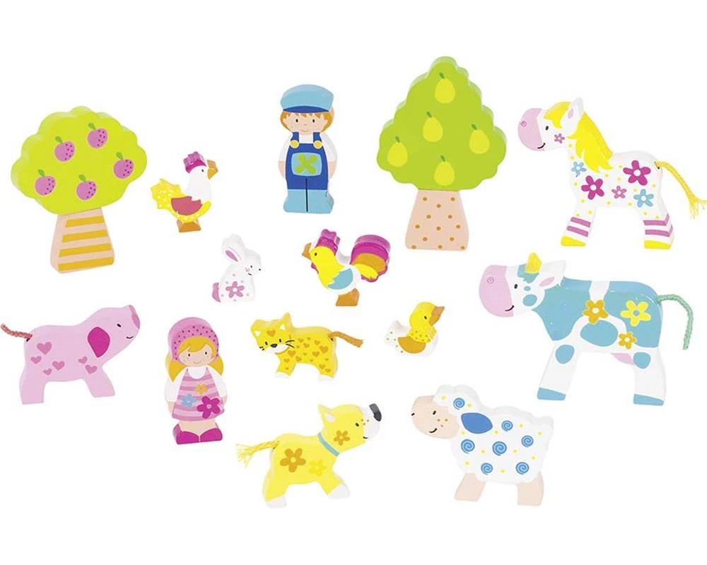 Goki 53834 Bauernhoffiguren, Susibelle, 14 Teile 3 Goki 53834 Bauernhoffiguren, Susibelle, 14 Teile
