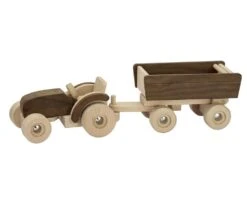 Goki 55915 Traktor Mit Anhänger, Goki Nature