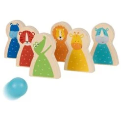 GOKI 56661 Kegelspiel Wilde Tiere -Goki Verkaufsgeschäft goki 56661 kegelspiel wilde tiere 2