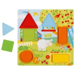 GOKI 56760 Farbwürfelspiel Geometrische Formen -Goki Verkaufsgeschäft goki 56760 farbwurfelspiel geometrische formen 4