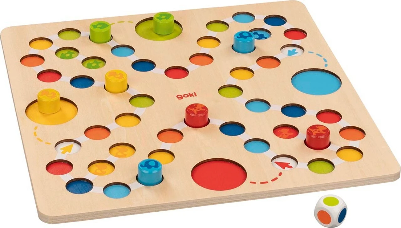 GOKI 56785 Brettspiel Mein Erstes Ludo 3 GOKI 56785 Brettspiel Mein Erstes Ludo