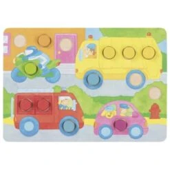 Goki 56813 Farbwürfelspiel II 21 X 14,5 X 0,6 Cm, Holz, 95 Teile -Goki Verkaufsgeschäft goki 56813 farbwurfelspiel ii 21 x 14 5 x 0 6 cm holz 95 teile 2