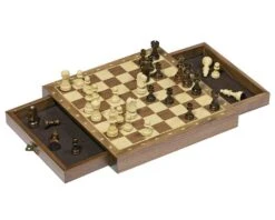 Goki 56919 Magnetisches Schachspiel Mit Schubladen