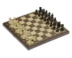 Goki 56920 Magnetisches Schachspiel In Holzklappkassette