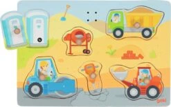 GOKI 57369 Soundpuzzle Baustelle