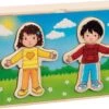GOKI 57475 Anziehpuppenpuzzle Junge Und Mädchen Im Holzkasten -Goki Verkaufsgeschäft goki 57475 anziehpuppenpuzzle junge und madchen im holzkasten
