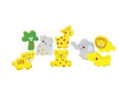 Goki 57809 Einlegepuzzle Wilde Tiere 28,5 X 23,5 Cm, Holz, 8 Teile, Per Stück -Goki Verkaufsgeschäft goki 57809 einlegepuzzle wilde tiere 28 5 x 23 5 cm holz 8 teile per stuck 1