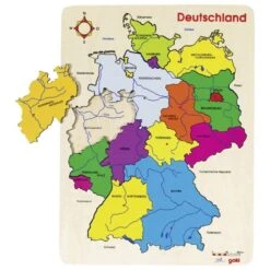 GOKI 57860 Einlegepuzzle Deutschland II