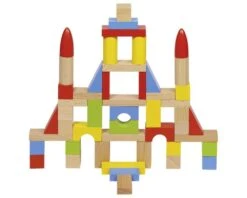 Goki 58575 Bausteine Holz, 50 Stück