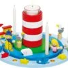 GOKI 60973 Geburtstagskranz Maritim Ø= 25 Cm, Leuchtturm, Kranz 3-teilig, Figurenset 12-teilig -Goki Verkaufsgeschäft goki 60973 geburtstagskranz maritim 25 cm leuchtturm kranz 3 teilig figurenset 12 teilig