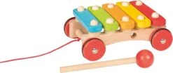 GOKI 61894 Xylophon Mit Rädern 16,5 X 12 X 5,5 Cm, Holz