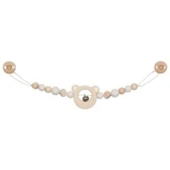 Goki 65213 Kinderwagenkette Bärenkopf Mit Clips
